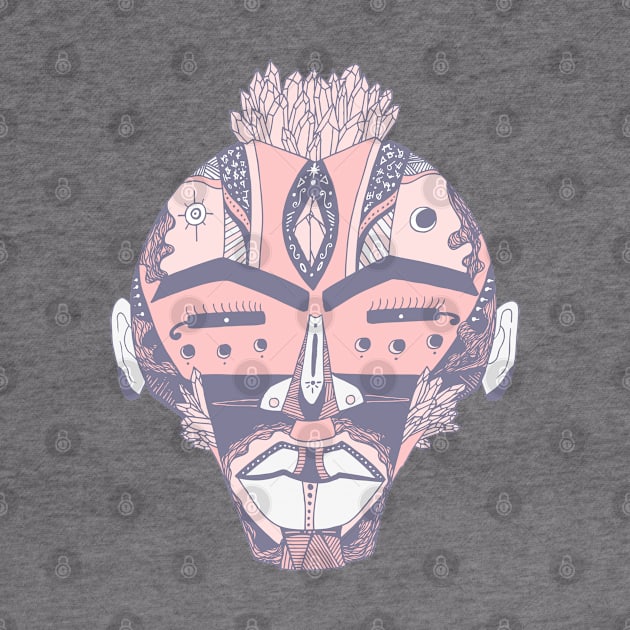 Npink African Mask 4 by kenallouis